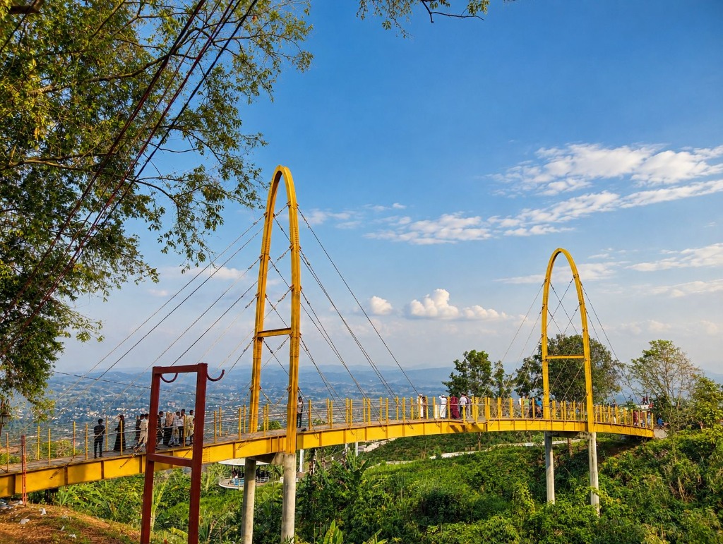 Alu Tila Hanging Bridge in Khagrachhari