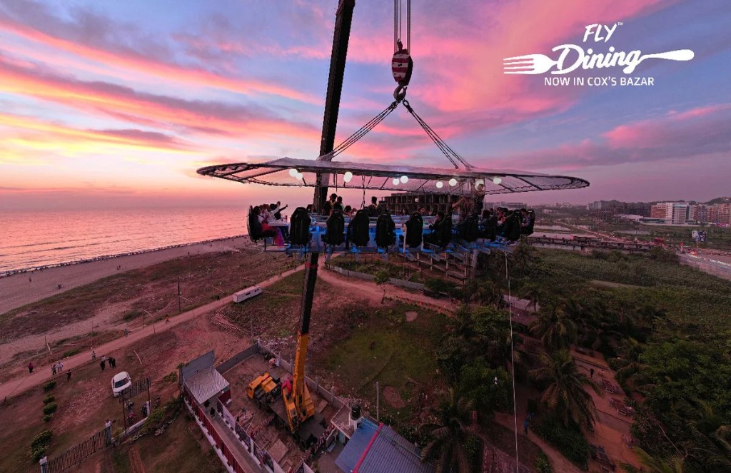 Fly Dining Elevated Dining Structure in Cox's Bazar